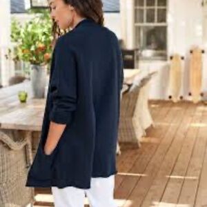Frank & Eileen Barbara Beach Cardigan Triple Fleece British Royal Navy X-Small